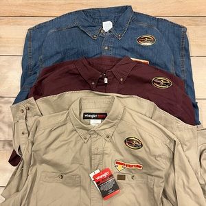 Men’s Wrangler / Riggs workwear XXL / 3 Shirts